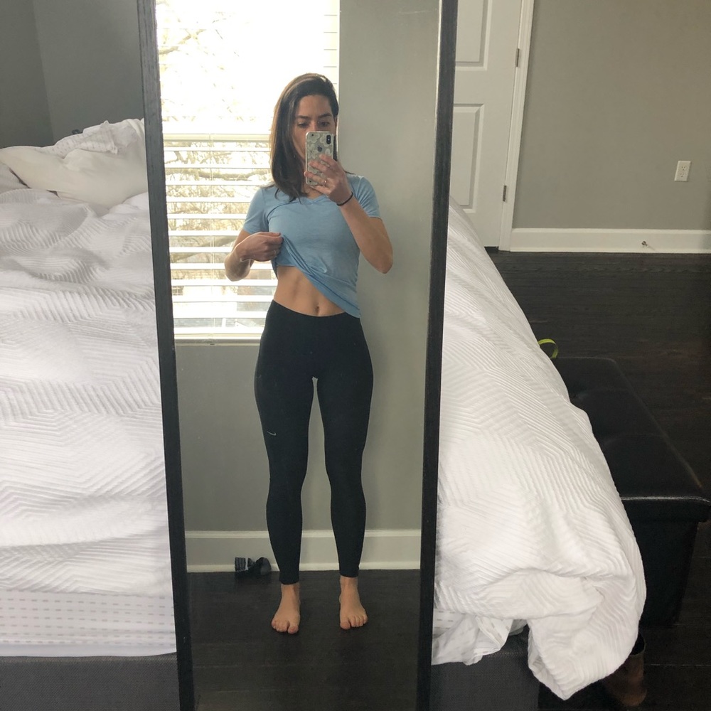 Nike dry fit black leggings size small